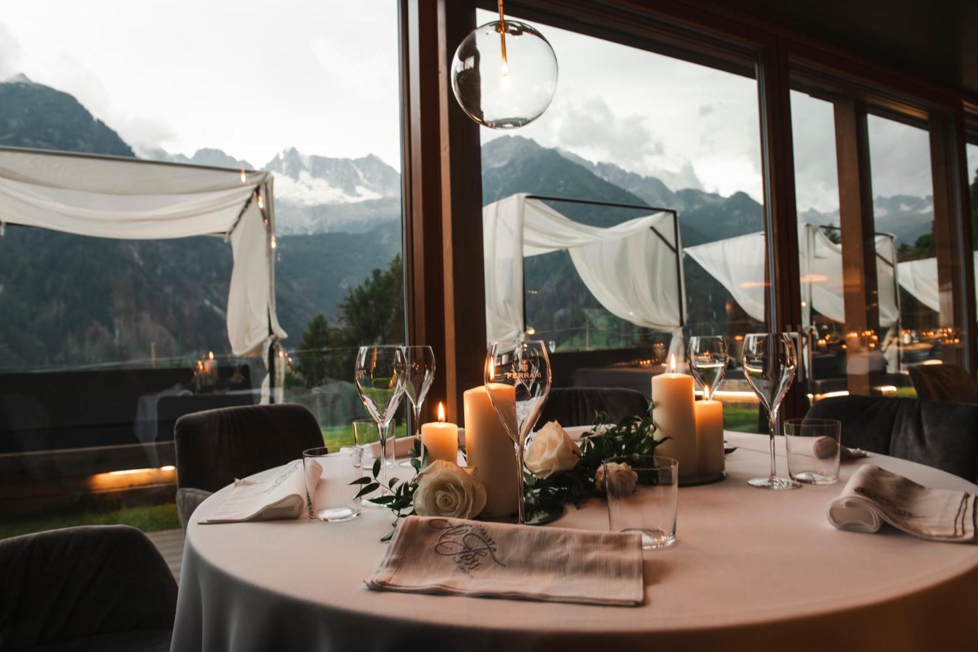 Hotel Chalet Al Foss Vermiglio Esterno foto Restaurant "7132"