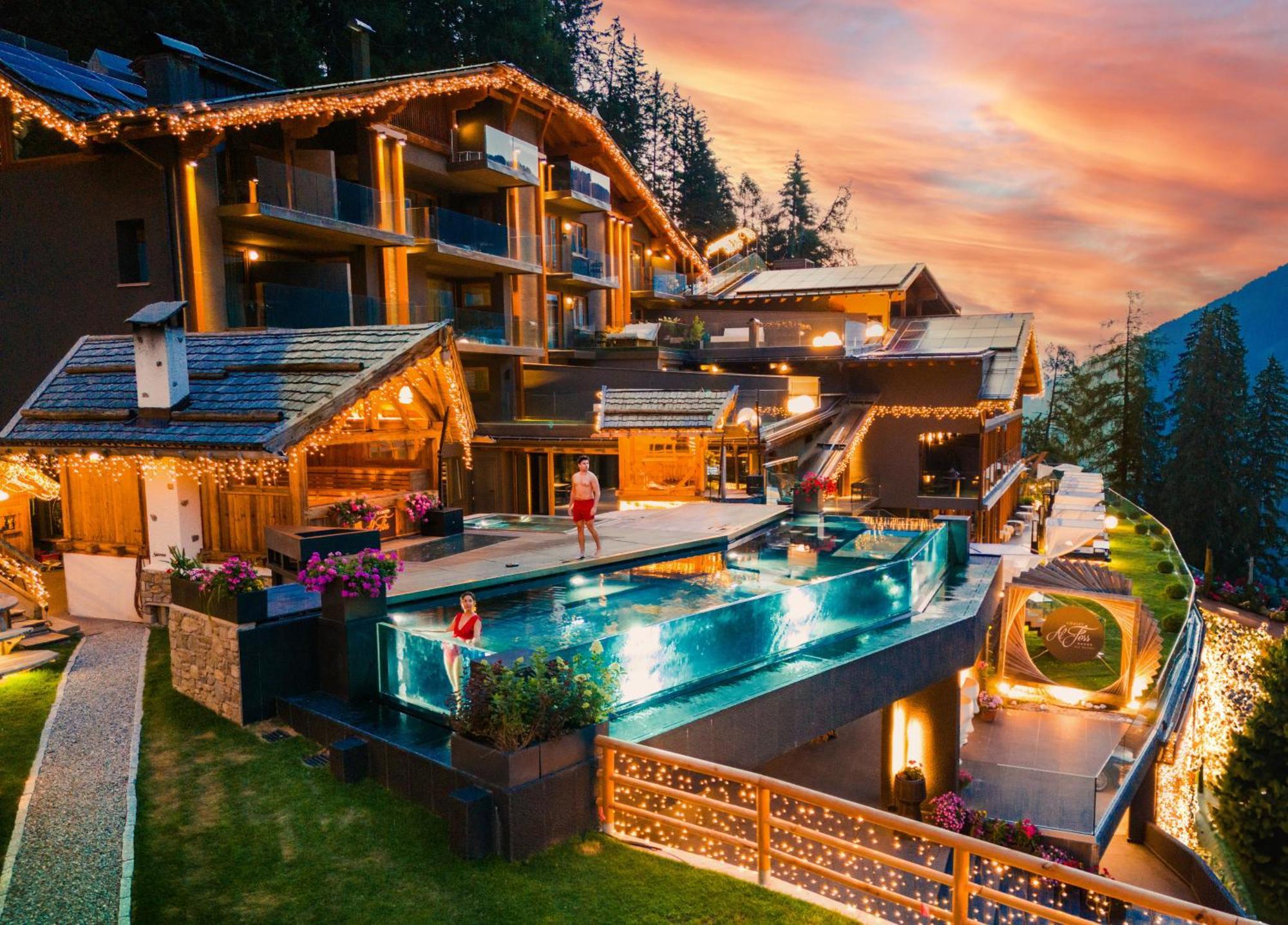 Hotel Chalet Al Foss Vermiglio Esterno foto The 7132 Summit