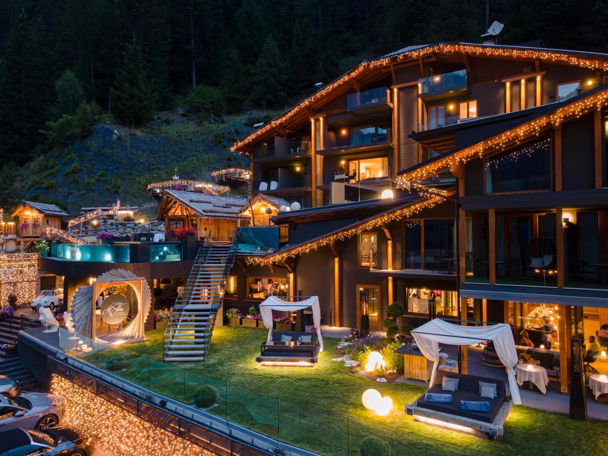 Hotel Chalet Al Foss Vermiglio Esterno foto The 7132 Summit