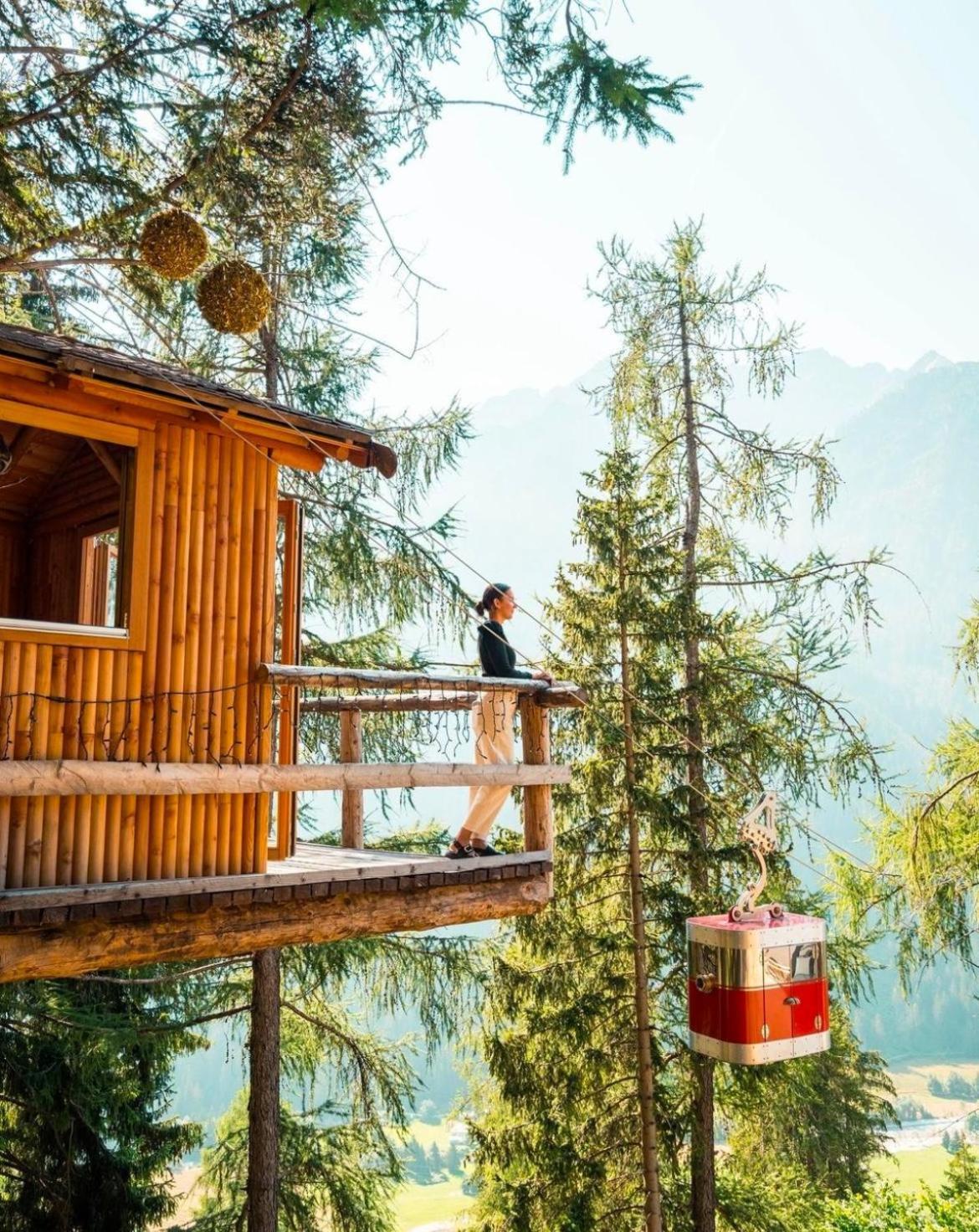 Hotel Chalet Al Foss Vermiglio Esterno foto The Treehouse at the Hotel Axelmannstein